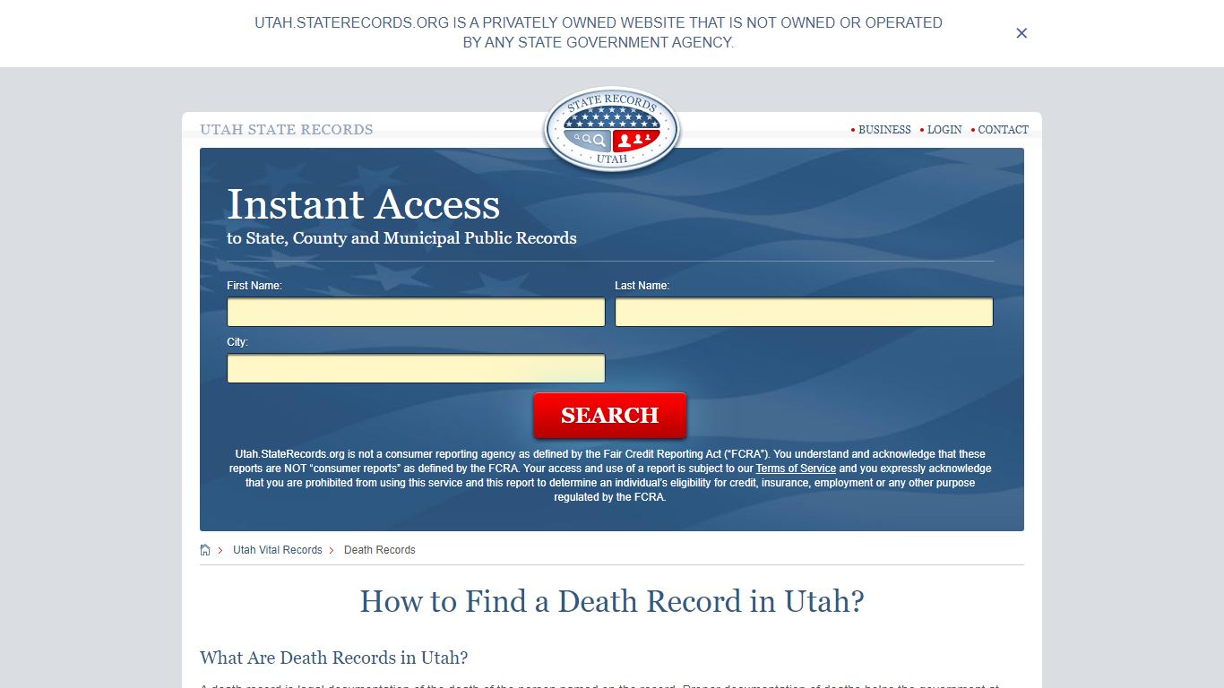 How to Find a Death Record in Utah?